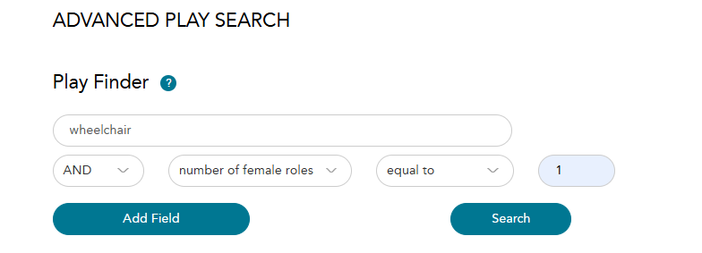 Screenshot showing Play Finder Search Box
